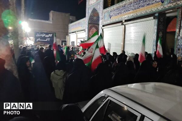 سوگواری مردم چهاردانگه در شهادت رهبر انقلاب اسلامی