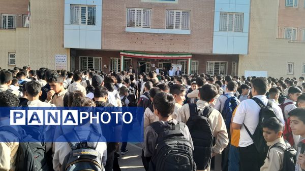 مراسم آیین بازگشایی مدرسه ابوریحان بیرونی