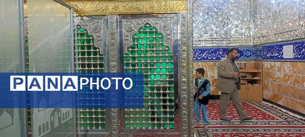 آیین غبارروبی مزار امامزاده حمزه رضا(ع) و همایش روز خبرنگار در شهر زیارت شهرستان شیروان