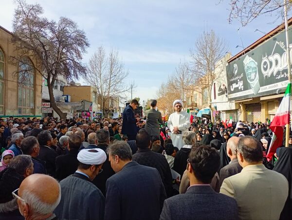  راهپیمایی بیست و دو بهمن در کاشمر