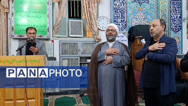 عزاداری سالروز شهادت امام حسن عسکری (ع) در مسجد صاحب‌الزمان آشخانه