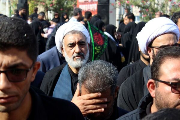 تشییع پیکر مطهره شهید گمنام در دانشگاه فرهنگیان بوشهر