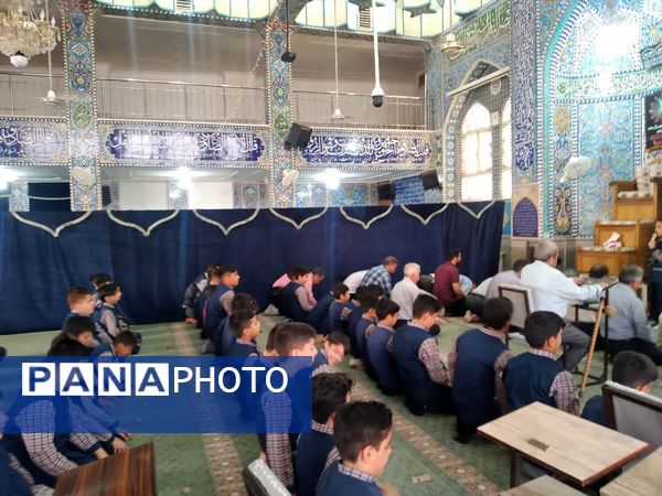 برگزاری اولین نماز جماعت سال تحصیلی جدید دبستان حضرت قاسم ابن الحسن (ع)