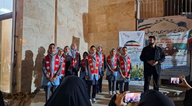 گردهمایی سفیران سلامت در تجمع میدان دانشجو 