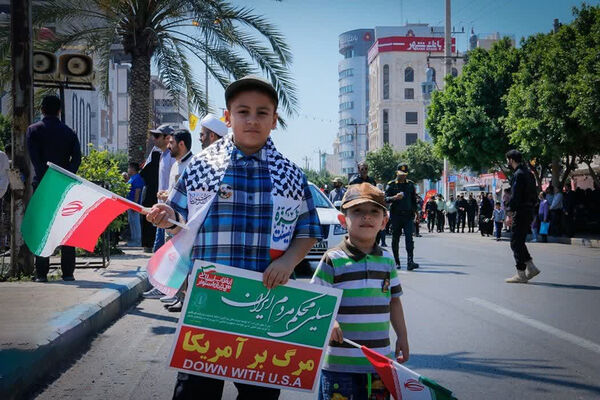 راهپیمایی روز قدس در تنگستان، شبانکاره، سعدآباد و بوشهر