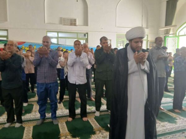 برگزاری یادواره شهدا در مسجد صاحب‌الزمان شهرستان خلیل‌آباد