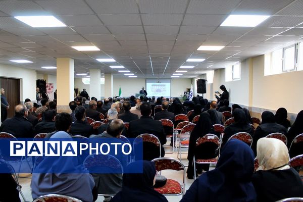 مراسم افتتاح هنرستان دخترانه ۱۸ کلاسه ربیعی در بروجرد 