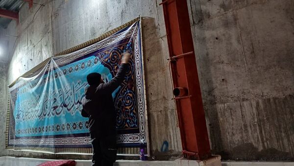 غبار روبی حرم امام زاده اسماعیل بابا امان بجنورد