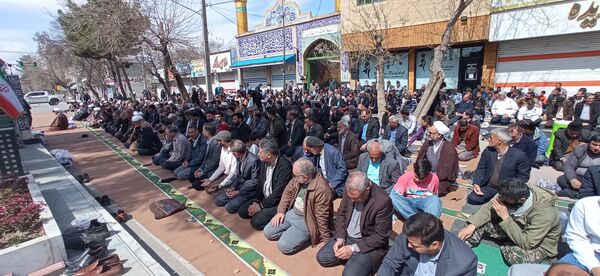 مردم شهرستان چناران با حضور گسترده در راهپیمایی روز قدس