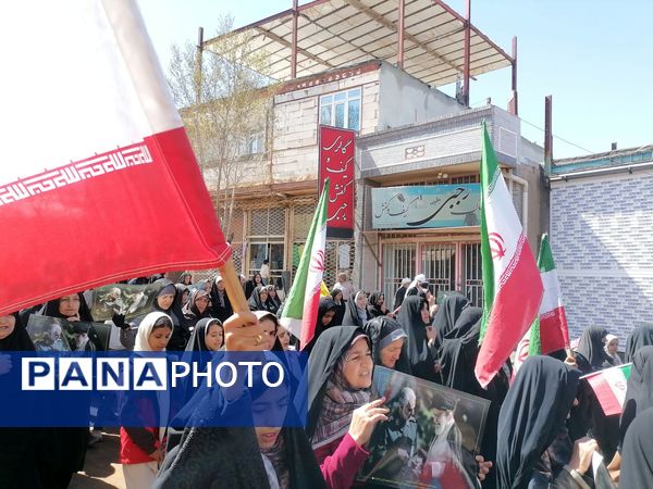 جلگه رخ به حمایت از قدس شریف ایستاد 