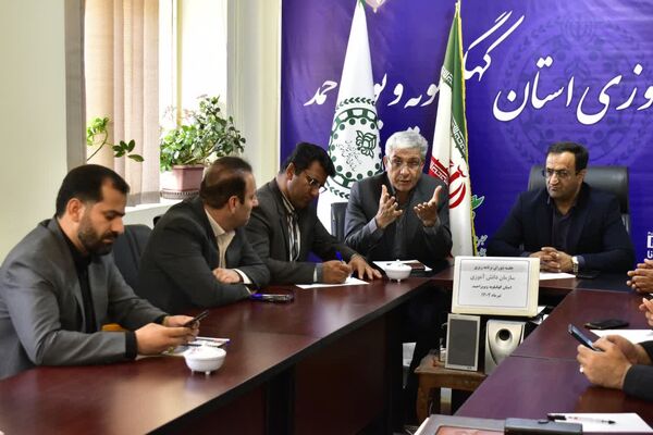جلسه شورای سازمان دانش‌آموزی کهگیلویه و بویراحمد 