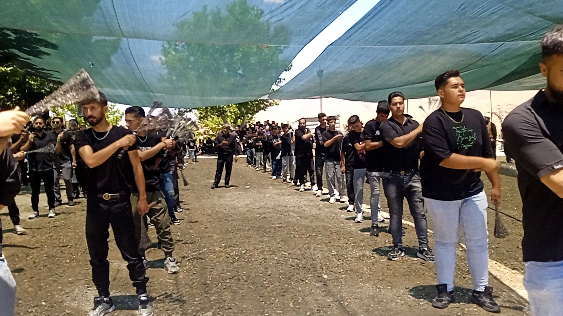 عزاداری چهار مین روز از ماه محرم در بوژ آباد میهمان قاب پانا