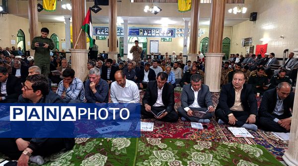 مراسم بزرگداشت شهدای خدمت در ملکان 