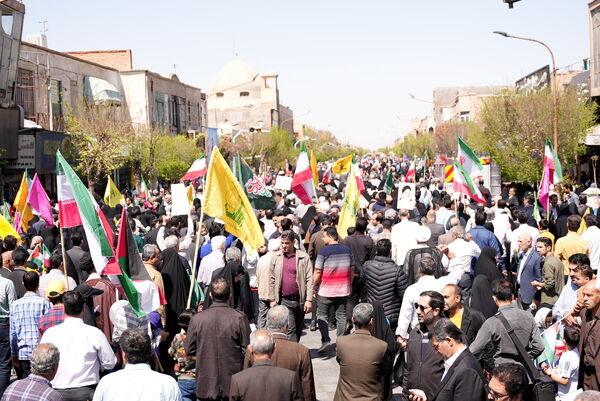 راهپیمایی روز قدس در یزد