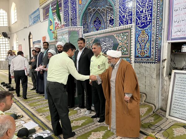 مراسم گرامیداشت هفته نیروی انتظامی در شهرستان سملقان