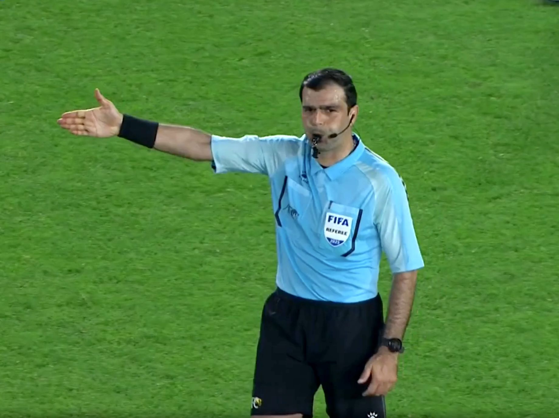 قضاوت منصوریان در دیدار نیمه نهایی جام ملت‌های زیر ۱۷ سال آسیا