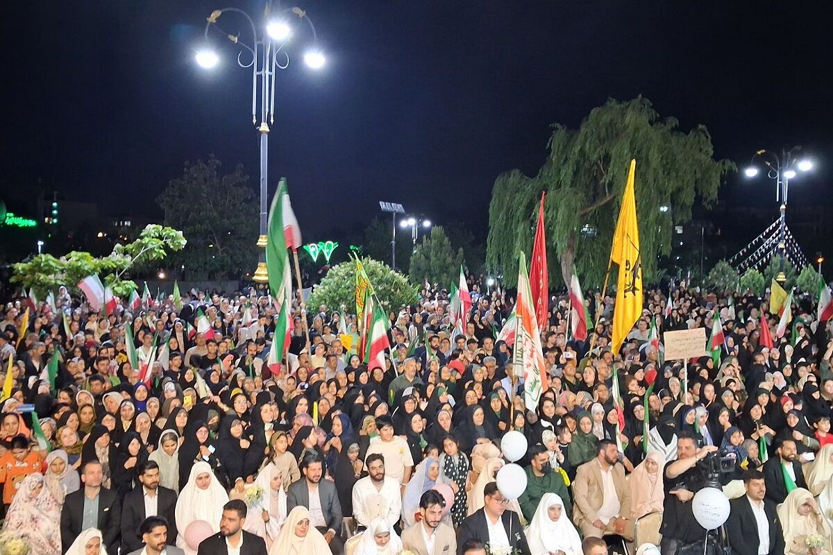 جشن ازدواج ساده ۴۷ زوج جوان؛ جلوه‌ای همانند پیوند آسمانی