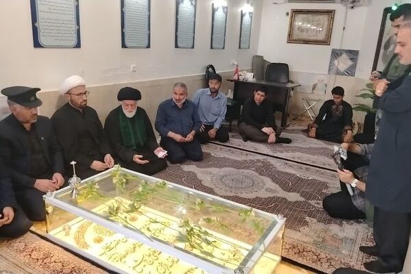 گلباران مزار شهید شیخ فضل الله نوری در قم