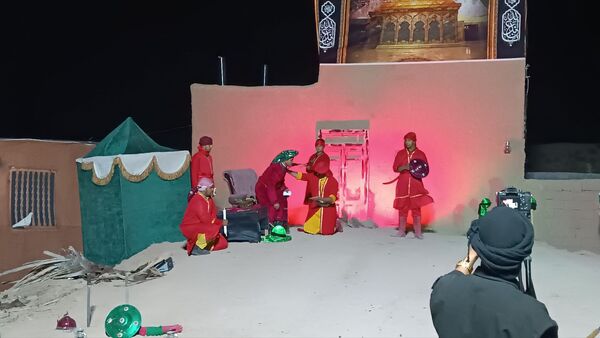 شام غریبان در  میدان منطقه سرولایت روستای سلطان آباد 