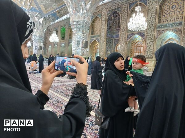 در حریم کوچکترین سرباز کربلا
