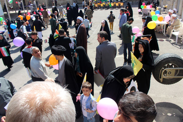 جلوه هایی شکوهمند از راهپیمایی روز جهانی قدس در قم