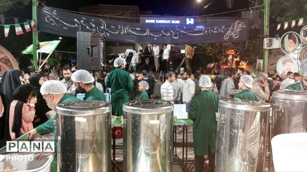 خدمت رسانی در حاشیه تجمعات نیشابور 