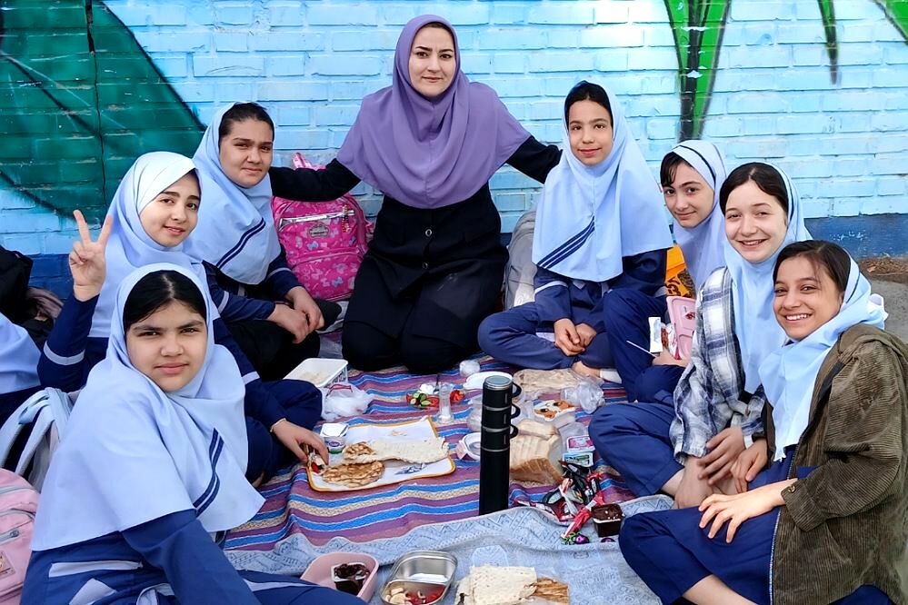 برگزاری اردو درون مدرسه‌ای در بهارستان ۲