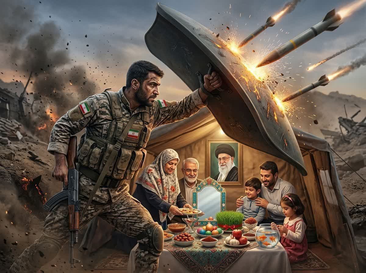 در پس هیاهوی جنگ تصویر صمیمیت در دل سختی‌ها می درخشد 