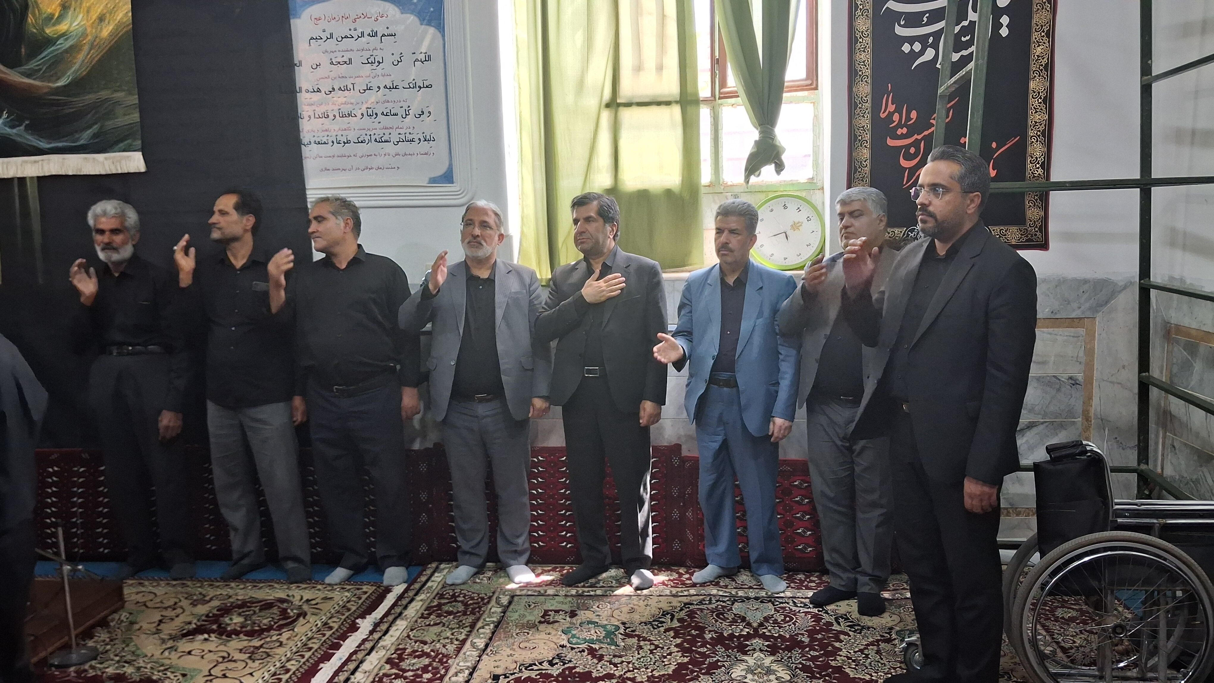 حضور نماینده شهرستان های بیرجند، درمیان و خوسف در مجلس شورای اسلامی در عزاداری  روستای حسن آباد