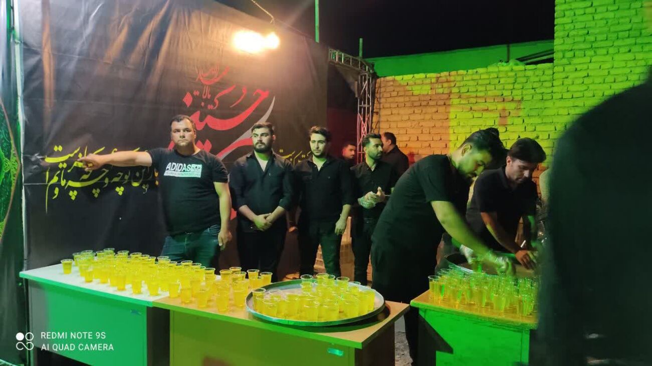 برپایی ایستگاه صلواتی در شهر تیتکانلو 