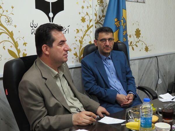 نشست معاون پیشگیری و تشخیص توانبخشی سازمان آموزش پرورش استثنایی کشور با مدیران مرکز  استان