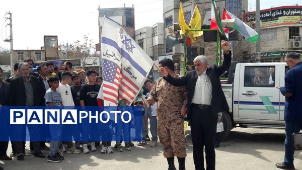 حضور پرشور مردم شهرستان سملقان در راهپیمایی روز قدس