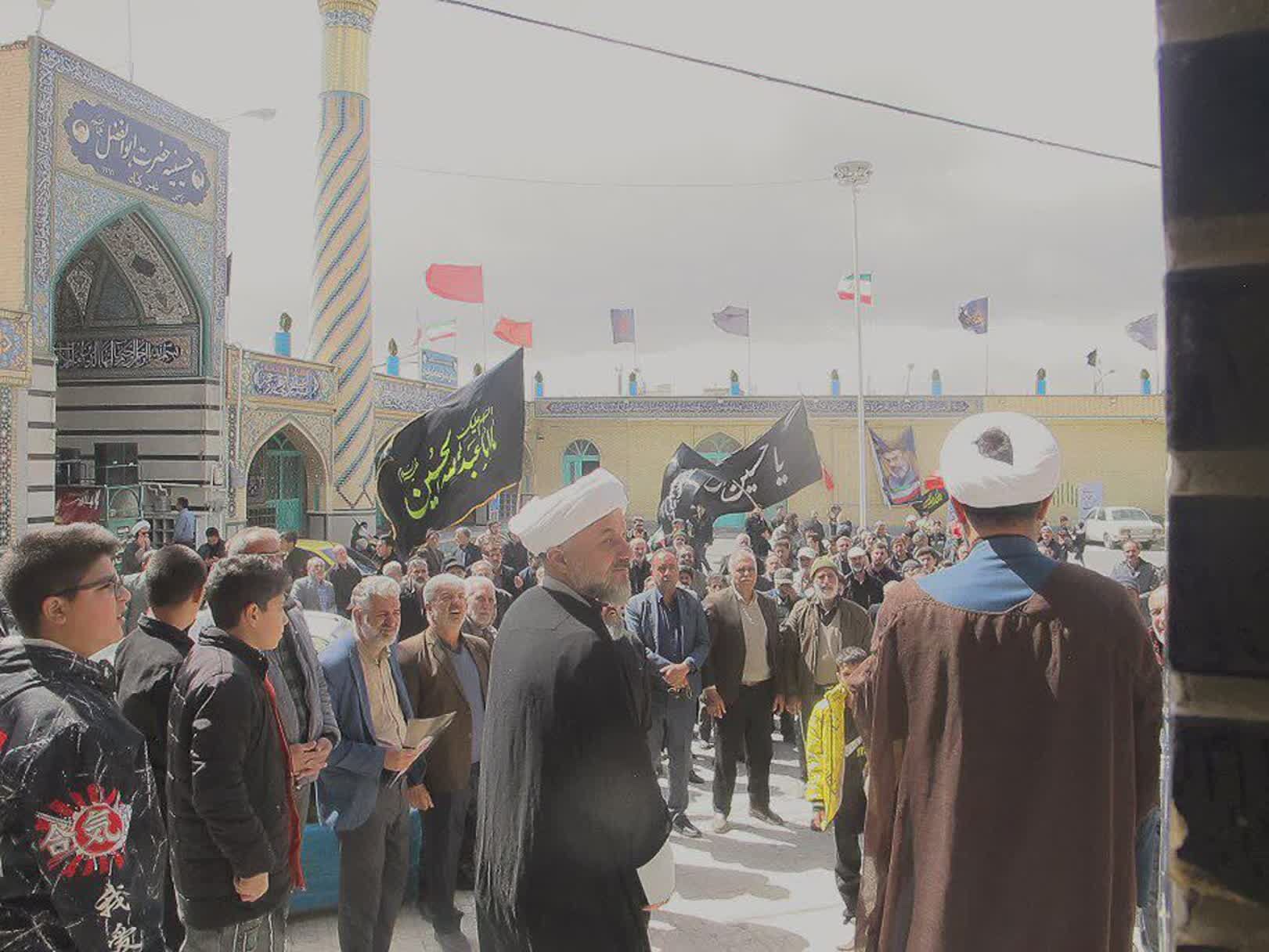 دسته عزاداری اربعین شهادت رهبر معظم انقلاب و دانش‌آموزان شهید میناب در شهرکیان