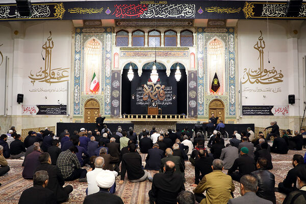 حرم کریمه اهل بیت در  شام شهادت حضرت زهرا(س)