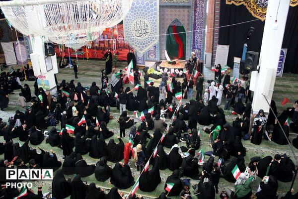مراسم شیرخوارگان حسینی در منطقه پردیس