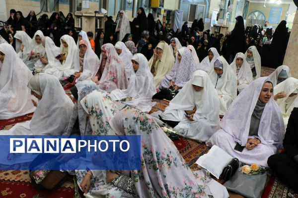 جشن ازدواج مسجدی 132 زوج‌ جوان در قم- 1