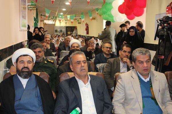افتتاح دبستان شش کلاسه جانباز حاج عباس علی مجدی در فاروج 