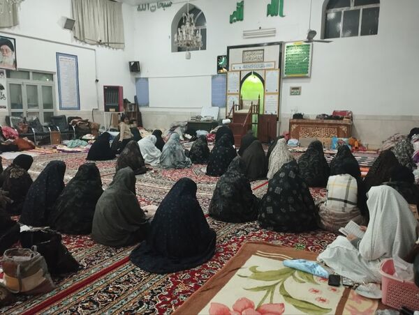 عزاداری شب شهادت حضرت زینب سلام الله علیه در‌ شهرستان خلیل آباد