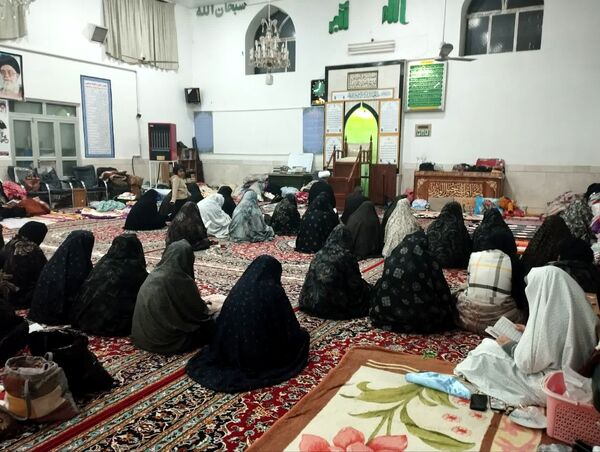 عزاداری شب شهادت حضرت زینب سلام الله علیه در‌ شهرستان خلیل آباد