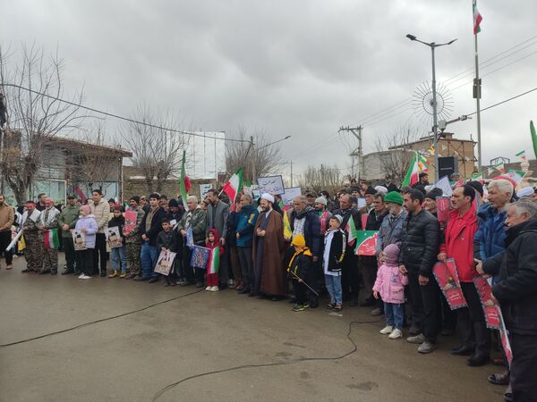 راهپیمایی 22 بهمن راز جرگلان 