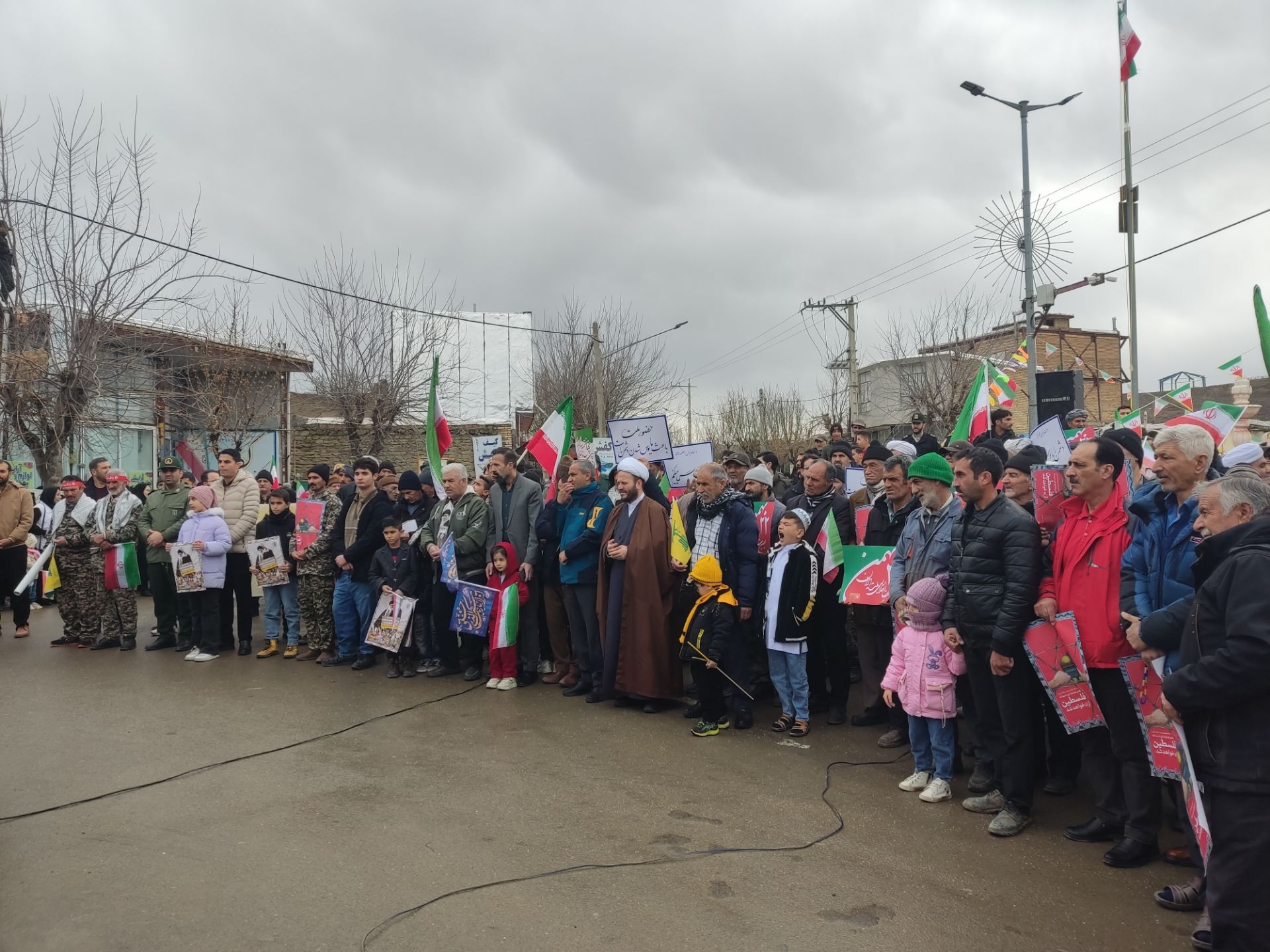راهپیمایی 22 بهمن راز جرگلان 