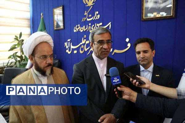 بازدید استاندار خراسان رضوی از پروژه های عمرانی شهرستان خلیل آباد 