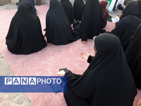 مراسم عطر افشانی مزار شهدای گمنام حبل نور کوهسنگی مشهد مقدس