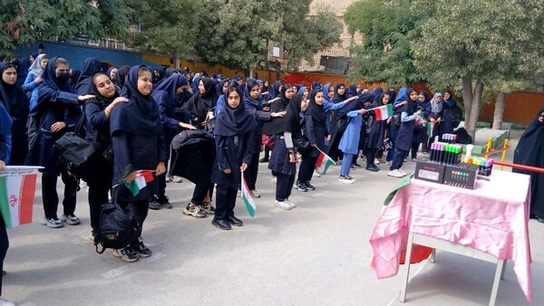بازگشایی دبیرستان میثاق منطقه تبادکان