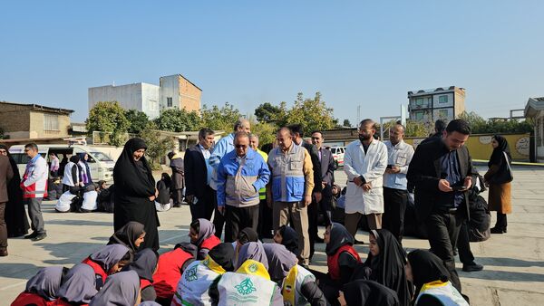 برگزاری مراسم متمرکز مانور زلزله و ایمنی مدارس در سرخنکلاته
