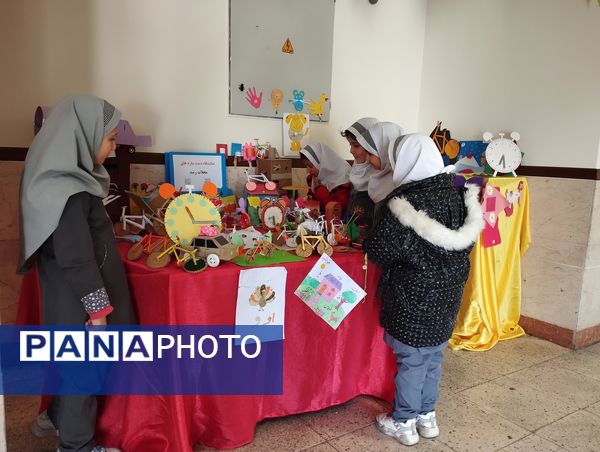 نمایشگاه دست‌سازه‌های دانش‌آموزی؛ تجلی خلاقیت و مهارت در آموزشگاه شقایق‌های ملارد