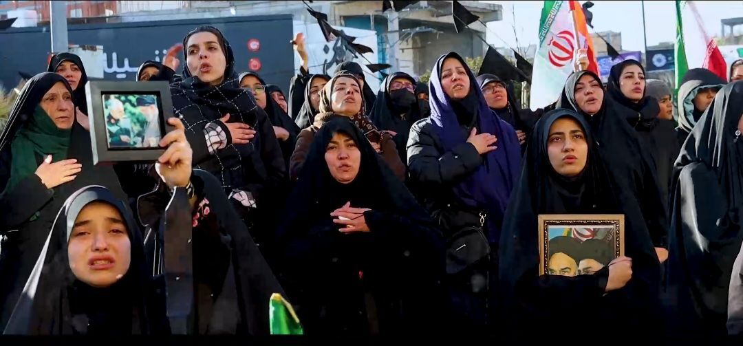 اجتماع مردم غیور شهرستان فردیس در پی شهادت آیت‌الله العظمی امام خامنه‌ای 