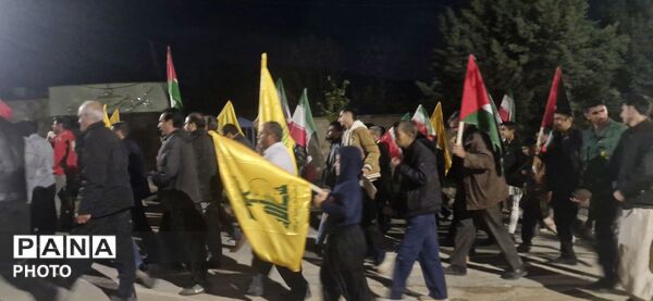 راهپیمایی گسترده در حمایت از جمهوری اسلامی ایران