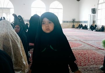 حضور کودکان در نماز جمعه شهرستان کاشمر