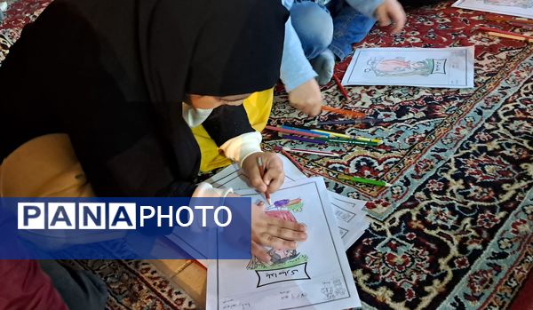 برپایی غرفه کودک در حاشیه نماز جمعه شهرستان کاشمر 